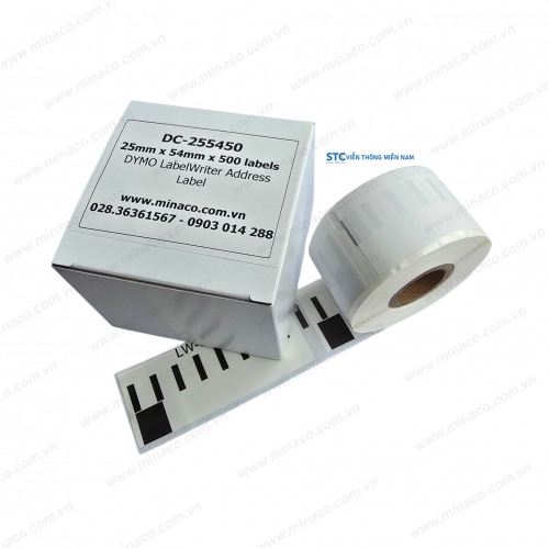 DC-255450 ( S0722520 )  Nhãn máy Dymo LW 25mm x 54mm x 500 nhãn