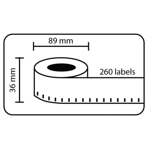 DC 368925 - Large Standard Address Labels 36 x 89mm