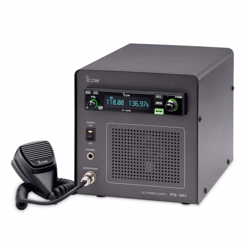 Bộ nguồn Icom PS-80 dùng cho máy hàng không Icom IC-A210 / IC-A220